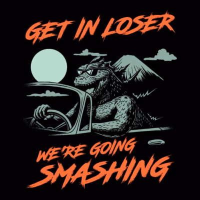 get in loser kaiju road trip