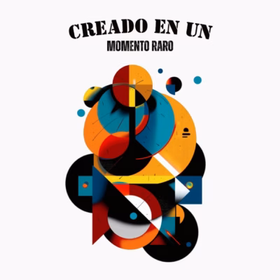 Diseño geométrico moderno, arte cósmico en movimiento