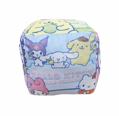 Cojin 3D Con Forma de Dado Hello Kitty