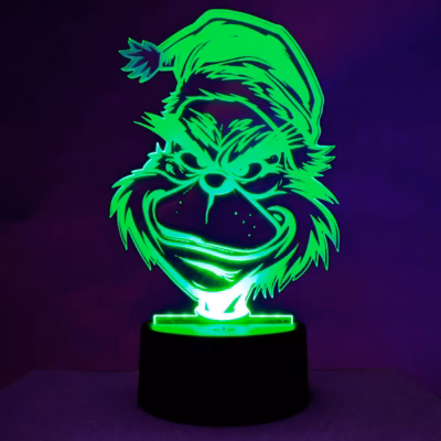 Lámpara LED El Grinch