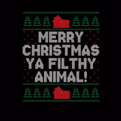 merry christmas ya filthy animal ugly sweater shirtweoot home alone