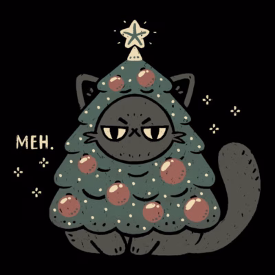 Funny Cat with Christmas Tree Costume 6000