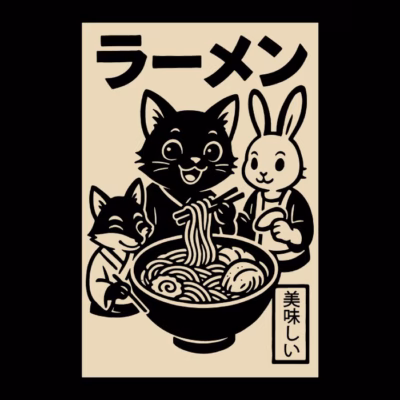 ramen con animales 2