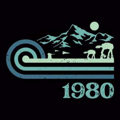 retro vintage 1980 w