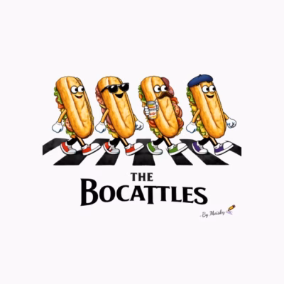 the bocattles  cruzando un paso de cebra