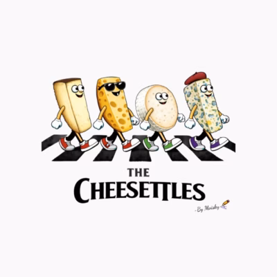 the cheesettles  cruzando un paso de cebra