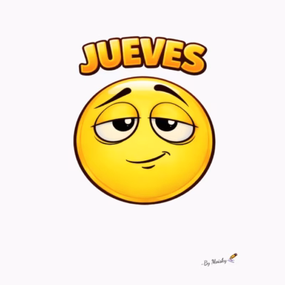 Emojis de la Semana Humor Emocional Minimalista Jueves