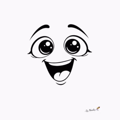 Cara entusiasmo Minimalista, Humor Emocional