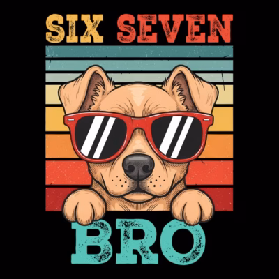 Six - Seven Bro Perro con gafas