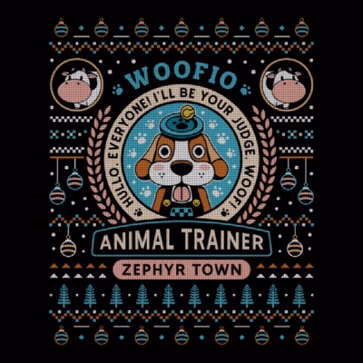 Woofio Zephyr Town Ugly Sweater