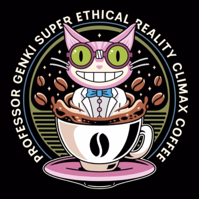 Steelport Cat Coffee Emblem