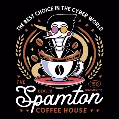 Spamton Coffee Emblem