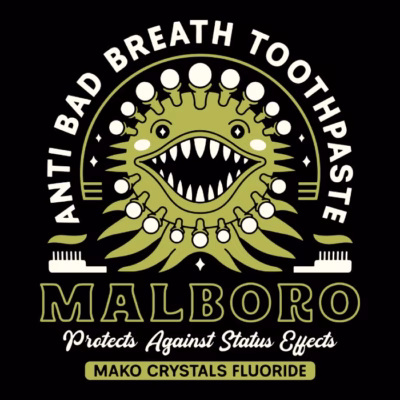 Malboro Toothpaste Emblem