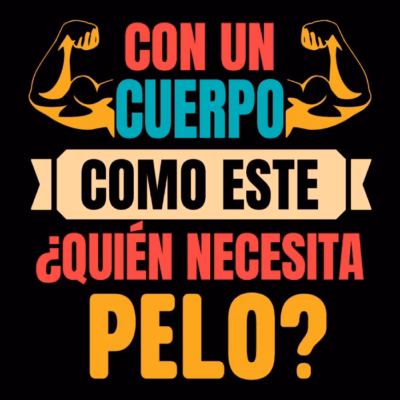 Con un cuerpo como este ¿Quién necesita pelo?