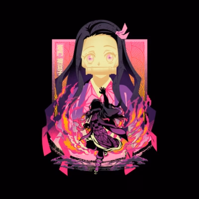 Nezuko Crimson Blood Art