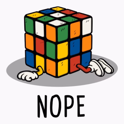 nope rubiks cube shirtwoot