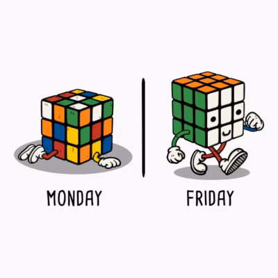 monday vs friday cube rubiks shirtwoot