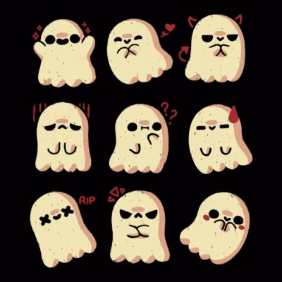 Cute Ghost Emotions