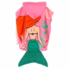 Poncho Playa Microfibra Con Cola Ariel - Imagen 2