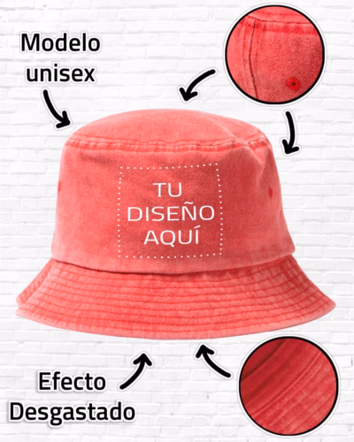 Gorro Pesquero Efecto Vintage