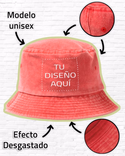 Gorro Pesquero Efecto Vintage