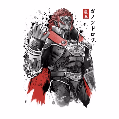 The Evil King sumi-e