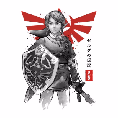 The Hero sumi-e