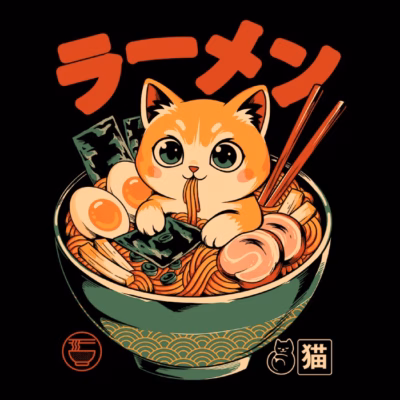 CAT IN RAMEN54