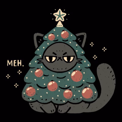 Funny Cat with Christmas Tree Costume 6000