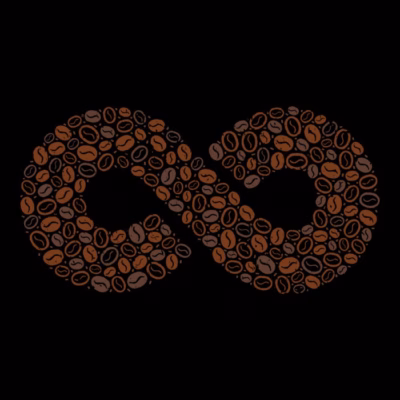 Coffee Beans Infinity Symbol