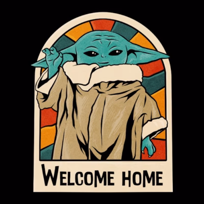 WELCOME HOME ALIEN GROGU