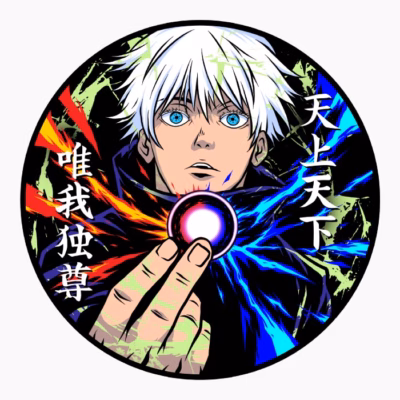 GOJO SATORU HOLLOW red blue
