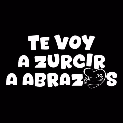 Zurcir a abrazos (oscuro)