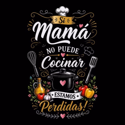 Humor Si mamá no puede cocinarlo, estamos perdidos.