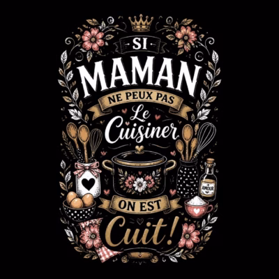 Humor: If Mom can't cook, we're doomed. (flowers)