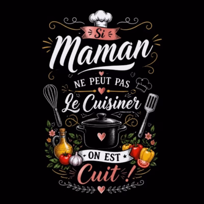 Humor: If Mom can't cook, we're doomed. (flowers)