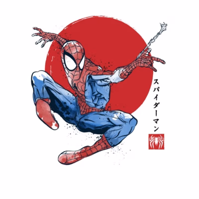 The Spider sumi-e