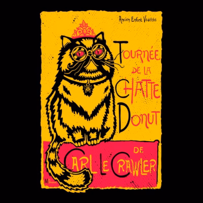 chatte donut  vintage overblack