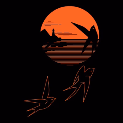 Swallow and the sea