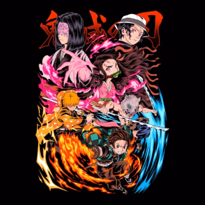 Nezuko y el Equipo de Cazadores
