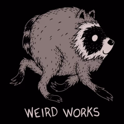 Weird works jimothy raccoon