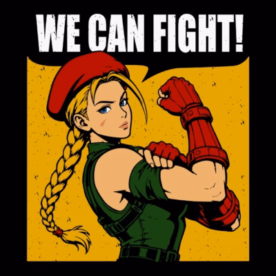 we can fight! cammy street fighter shirtwoot
