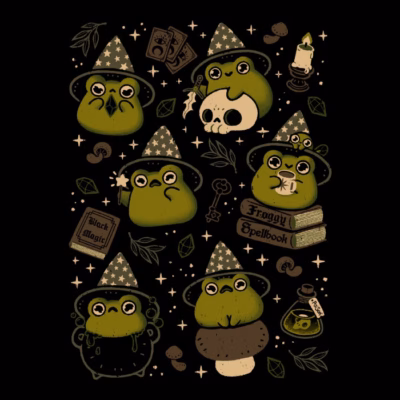 Cute Wizard Frog