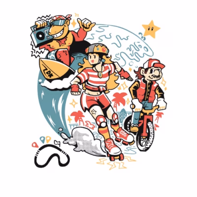 Retro Beach Rush