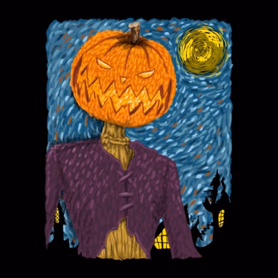 Starry Night in Halloween Town