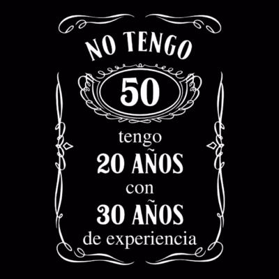 No tengo 50 años