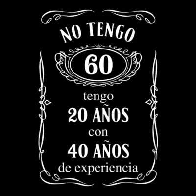 No tengo 60 años