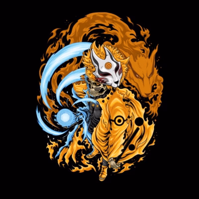 naruto kurama mode skull