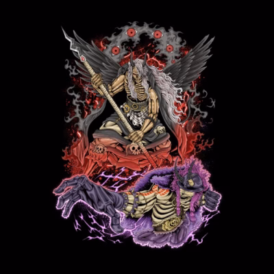 loki vs imu sama one piece skull