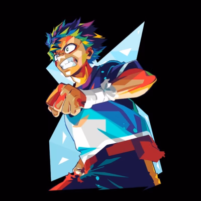 Izuku Midoriya  WPAP Pop Art